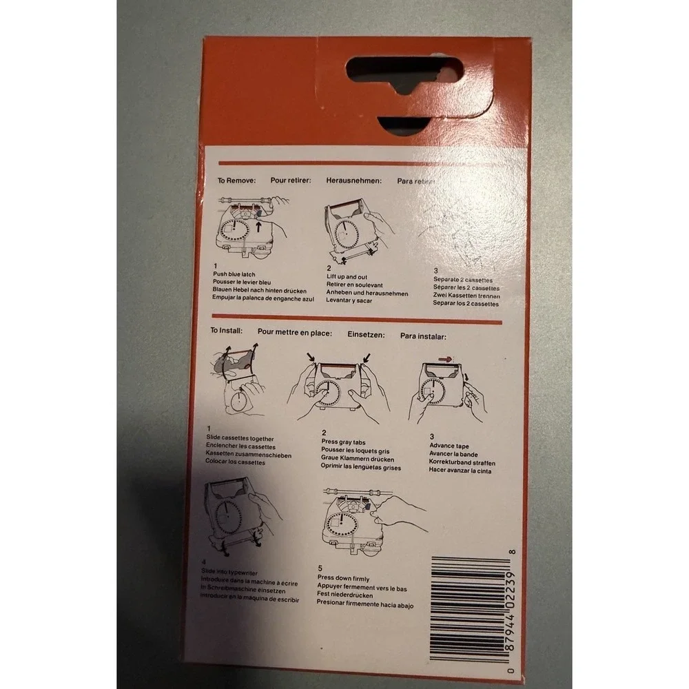 Genuine IBM Lexmark Easystrike Lift Off Correction Tape Ribbon Cartridge 1337765